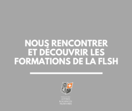 Visuel événements et salons de la FLSH