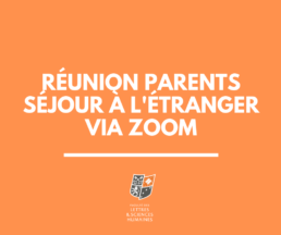 réunion zoom soirée parents