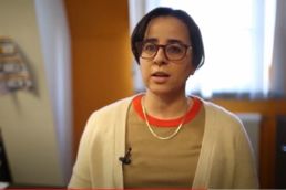 Halima Mecheri Doyen de la FLSH qui prend la parole