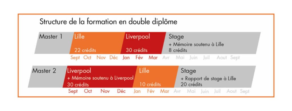 Structure de la formation en double diplôme